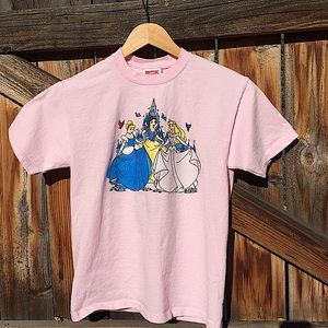 Vintage Y2K Disney princess pink t-shirt